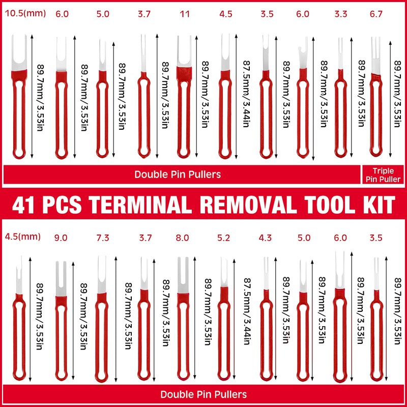 Reginary 333 Pcs Terminal Pin Removal Tool Kit Includes 43