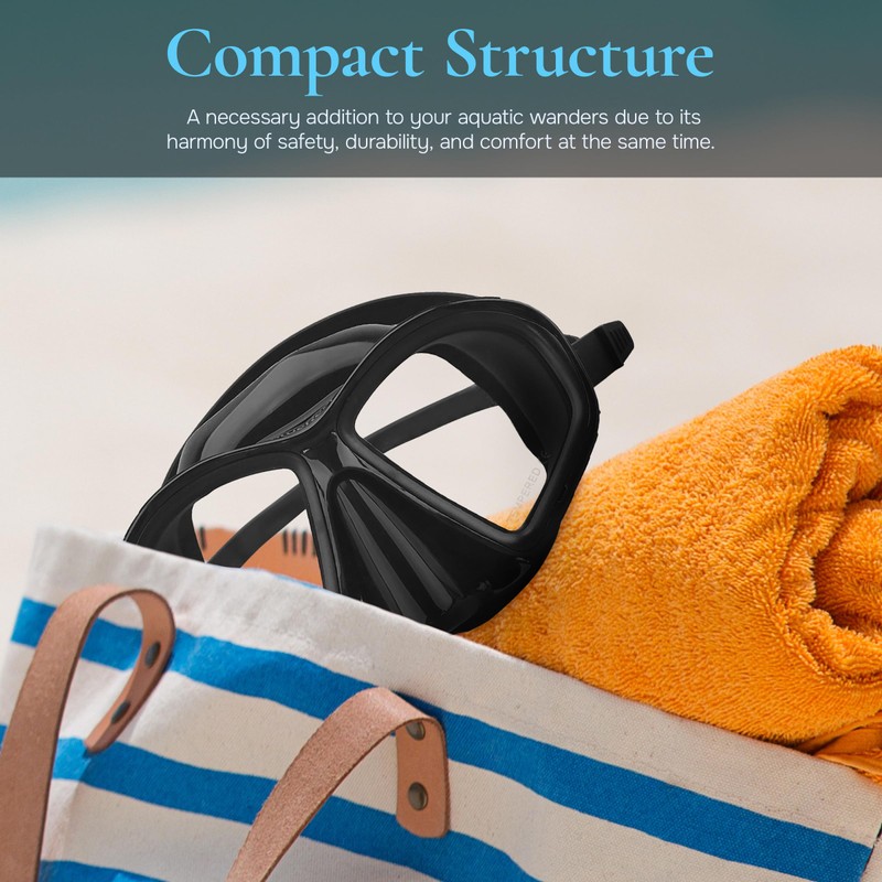 Blue Reef Freediving Mask - Black