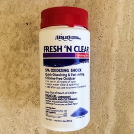 Leslie's Fresh 'N Clear Granular Non Chlorine Oxidizing Pool Shock - for Sanitizing Swimming Pools, Spas, and Hot Tubs - 2 Pounds