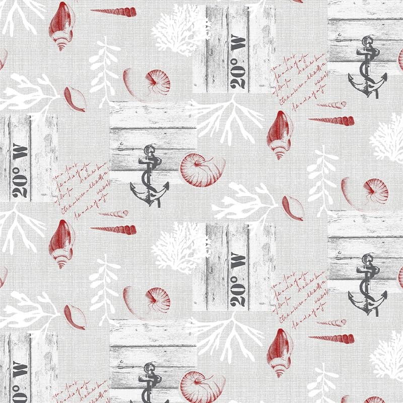 Martina Home Narcea Red Oilcloth Tablecloth 100 x 140 cm