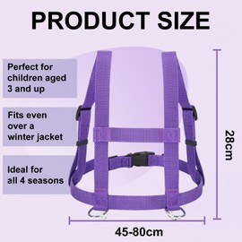 Pack of 2 Horse Lead for Children, Adjustable Horse Harness for Children to Play, Horse Lead Children, Horse Harness Children, Horse Lead Toy for Boys Girls Role Play