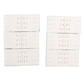 Disposable Toilet Brush Replacement Refills Toilet Scrubber Refills Soluble 12 Pcs for Bathroom (Lemon)
