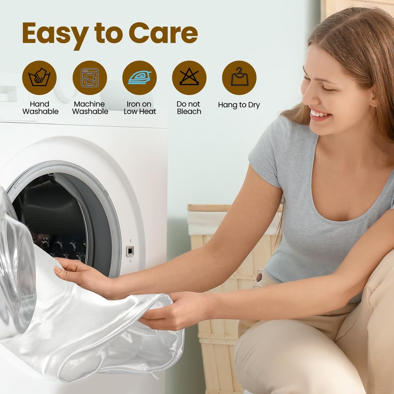 Thickened Satin Pillowcase for Zelimun Cervical Pillow, Contour Pillowcase, Smooth