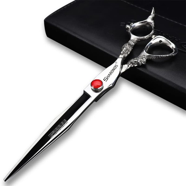 sharonds 6 inch/7 Inch Hair Scissors, Blue Gem Hair Scissors,