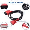 AUTANCTOR OBD2 Main Test Cable, 16 Pin OBD2 Scanner Data