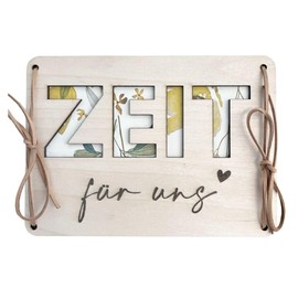 CJ&M Voucher Time for Us, Gift of Time, Gift Idea, Gift Idea, Joint Time, Voucher Wood