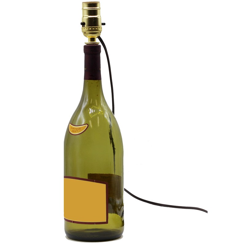 Creative Hobbies Pre-Wired Bottle Lamp Kit, Easily Convert Any Bottle