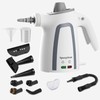Spurgehom High-Pressure Steam Cleaner 1050W Fast Heating, 11-in-1 Multi-Surface Steamer