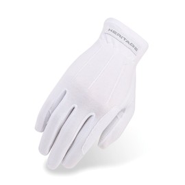 Heritage Power Grip Gloves, Size 8/9, White