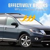 Windshield Sun Shade for Nissan Pathfinder 2013-2020 Foldable Sun Visor