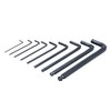 Makita B-65894 9 Piece Hex Key Wrench Set Black