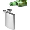 DealKits 2 X stainless steel hip flask & funnel 8