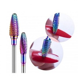 etc [Household] DIAMOND Touch Cylinder Rainbow Nail Drill Bit 2PCS / [생활] DIAMOND 터치실린더 레인보우 네일 드릴비트 2PCS