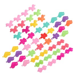 OATIPHO 50pcs Cartoon Plastic Hairpins Colorful Decorative Barrettes for Lightweight Durable Hair Accessories for DIY Projects and Daily Use
