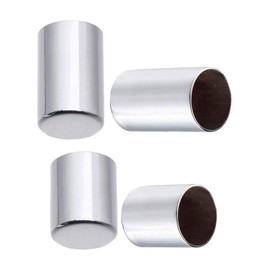 MACHSWON Docking Hardware Covers Kit, Docking Hardware Point Magnet Cover Cap, 2009-2023 Compatible with Harley Touring Electra Glide Road King Street Glide, Silver