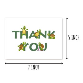 GoGiGifts Thank You Tortoise Card - Cute Tortoise Thanks Card - Lovely Thank You Card - Funny Tortoise Card - Animal Thank You Card
