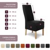 Scheffler Home Stretch Chair Cover Luna-Lang, Elastic Chair Cover, Chair