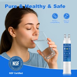 Water Bressvi FPPWFU01 Replacement compatible with Frigidaire FPPWFU01, Electrolux FPPWFU01, PureAdvantage, PWF-1 FPPWFU01 PurePour Water Filter (3-PCS)