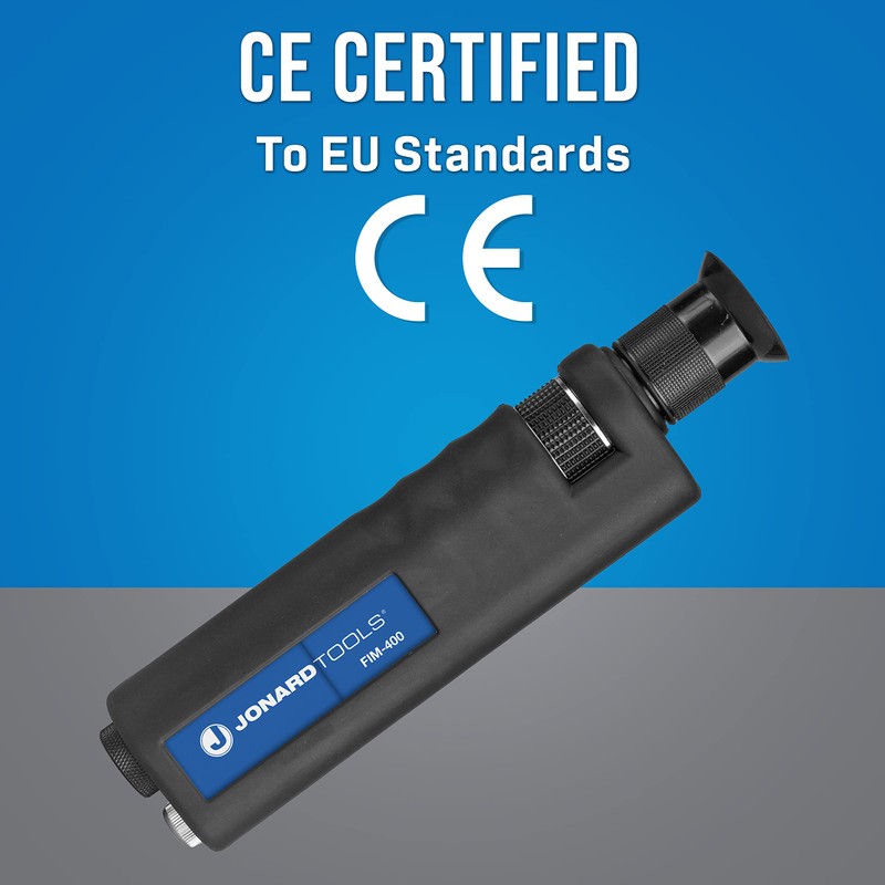 Jonard Tools FIM-400 Fiber Optic Inspection Microscope 400x with FC/SC/ST