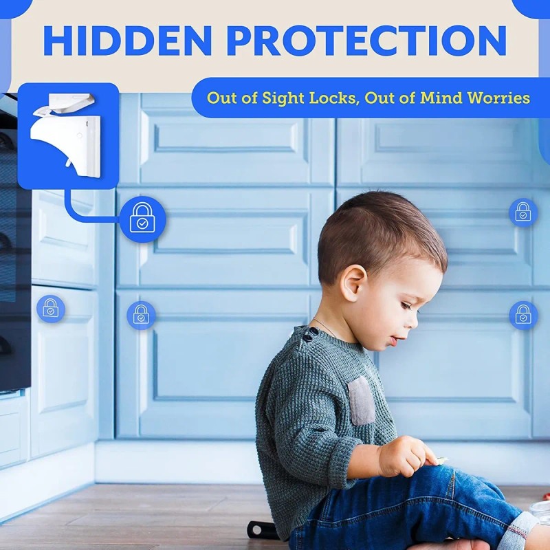 Eco-baby Cierre Magnético De Seguridad Para Cajones Y Arm...