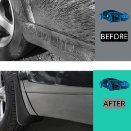 Mud Flaps for 2024 2025 Chevy Trax, Wheel & Tire Splash Guards, Mudflaps for Car, PP Material, 4PCS Front Rear Mud Guards Splash Guard ，NO Need to Drill Holes Wheel Lip Molding Front & Rear Splash