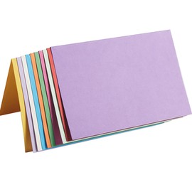 50 Pack Blank Cards Folded Cardstock Thank You Blank Greeting Cards for Invitations, Wedding, Greeting Cards, All Occasion DIY (Multicolor, 4x6)
