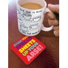 Brainbox Candy - Funny Rude 'Spreadsheets A*se Coaster' - Small