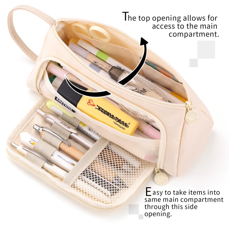 EASTHILL Pencil Case Large Capacity Pencil Pouch School Suppies Pen