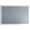 Itsy Bitsy Mini Dollhouse Wallpaper Damask Blue Gray Victorian 1:12