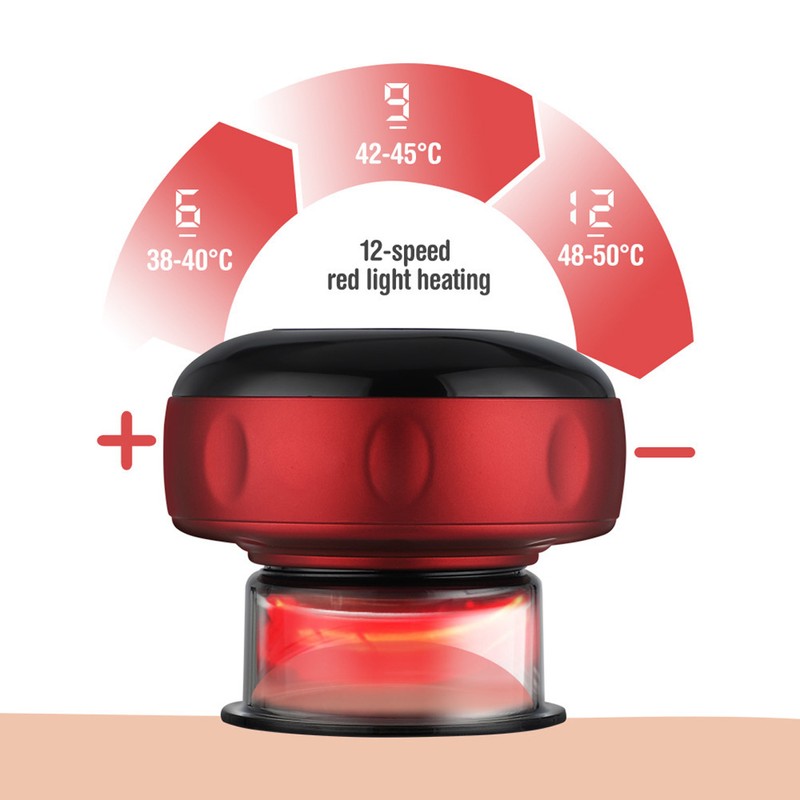 Electric Cupping Massager Body Guasha Device Portable Scraping Tool for