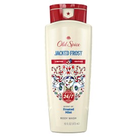 Old Spice Body Wash for Men, Holidudes Holiday Edition, 24/7 Holiday Freshness, Lasting Scent and Rich Lather, Stocking Stuffer, Jacked Frost Frosted Mint Scent, 16 oz
