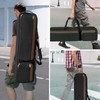 ORKELS 4x5 Pool Cue Case with Multi-Pockets, Soft Padded Billiard