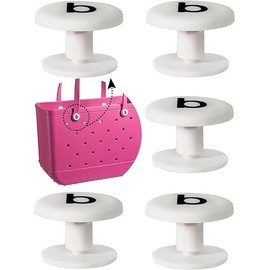 BJAINGEXK Borg bag replacement rivets, 5 bags of beach bags replacement buttons, rubber bag beach bag accessories, replacement rivets repair beach bag accessories