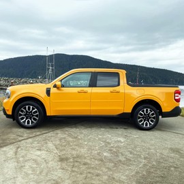 Dawn Enterprises, Inc. FE-MAVERICK22-HIGH Finished End Body Side Molding Compatible with Ford Maverick (Eruption Green Metallic (FA))