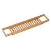 Bamboo Bathtub Tray Simple Durable Bathtub Rack Book Wine Holder