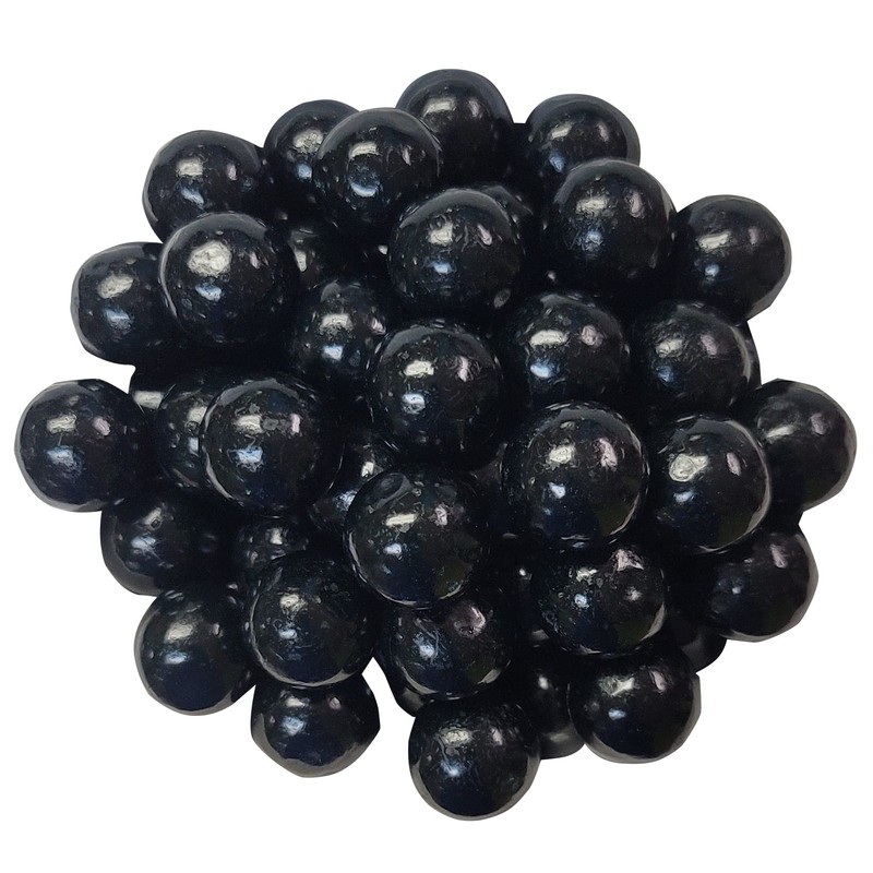 Naturejam Black Gumballs 2 Pounds-For Black Candy Buffets Or Zebra