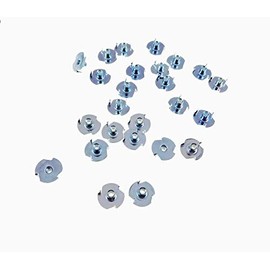 25 Pack 6-32 T-Nuts 1/4" Barrel Zinc Plate 3/16" Hole 286239