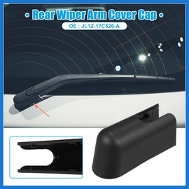 VekAuto Rear Windshield Wiper Arm Nut Cover Cap Fit for Ford Expedition - Pack of 1 Black Auto Accessories
