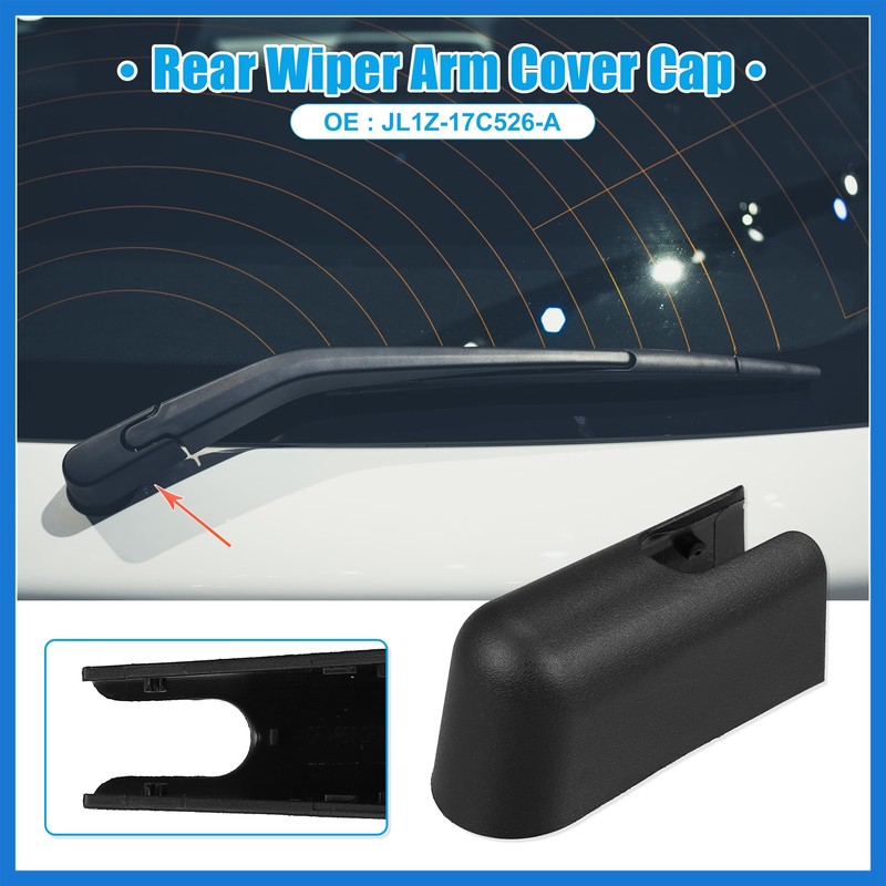 VekAuto Rear Windshield Wiper Arm Nut Cover Cap Fit for
