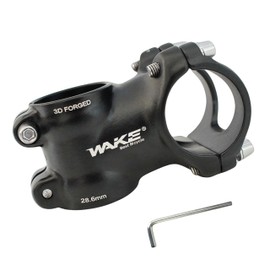 TRKIMAL 31.8 Bike Stem 35mm/45mm/60mm/70mm/80mm/90mm/100mm/110mm, 7 Degree Stem Handlebar Riser Extender for Road Bike, Mountain Bike, MTB, BMX, Cycling, Bicycle (45mm)