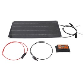Solar Panel Controller Kit Professional Efficient 100W Monocrystalline Solar Panel with MPPT Controller for Caravan Camping Outdoor