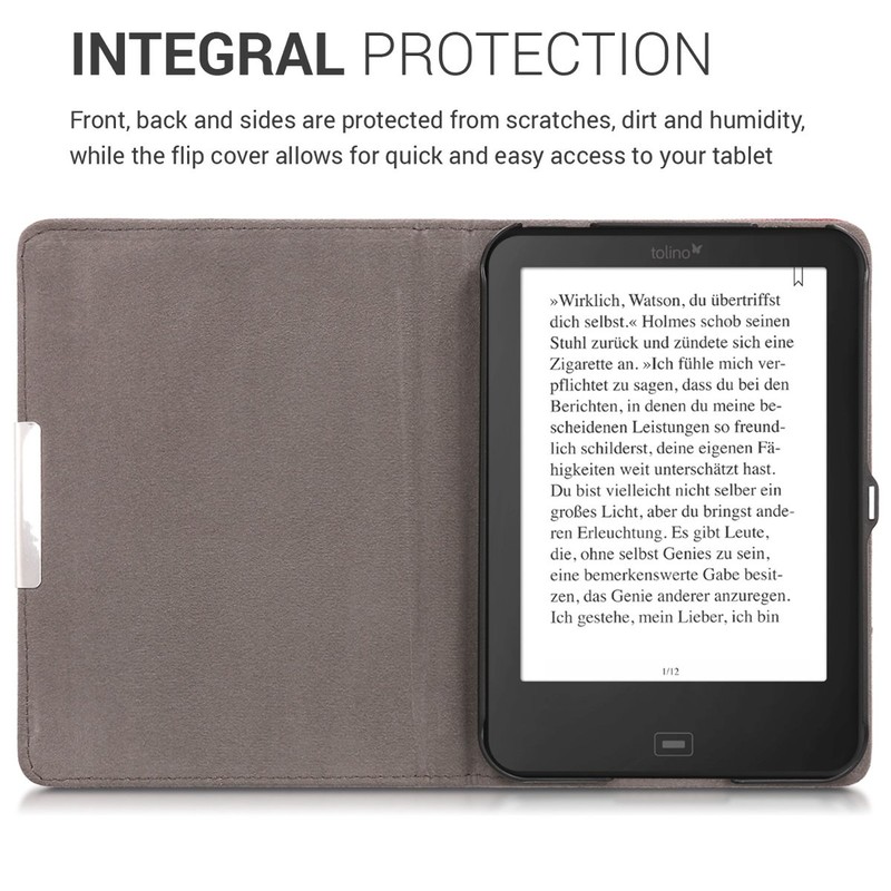 kwmobile Case for Tolino Shine 2 HD - PU Leather