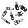 8Pcs Wood Plug Drill Bit Cutter Carbon Steel Industrial Barrel