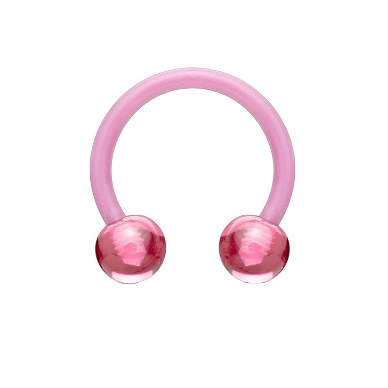 beyoutifulthings Horseshoe Piercing Acrylic Universal Piercing Nipple Nose Septum Ear