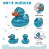 DolliBu Metallic Blue Duck Bath Buddy Squirter - Floating Blue