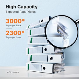 E-Z Ink Compatible TN229XL Toner Cartridges Replacement for Brother TN229XL TN-229XL TN229 XL to use with MFC-L3720CDW MFC-L3780CDW HL-L3220CDW HL-L3280CDW HL-L3300CDW Printer (TN229XLBK/C/M/Y-4 Pack)