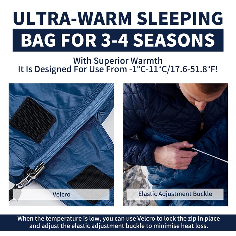 Naturehike Down Sleeping Bag Ultralight Sleeping Bag Compact Portable Envelope