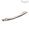 French Amie Long and Thin Handmade Celluloid Onyx Hair Clip