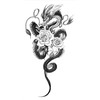 XQB136 138 Temporary Dragon Tattoo Arm Tattoos 2 Sheets