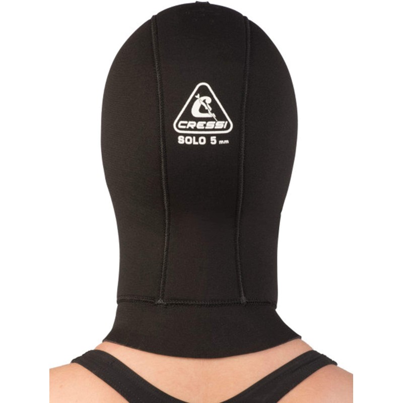 Cressi Solo Hood 5mm Neoprene Hood Medium Black